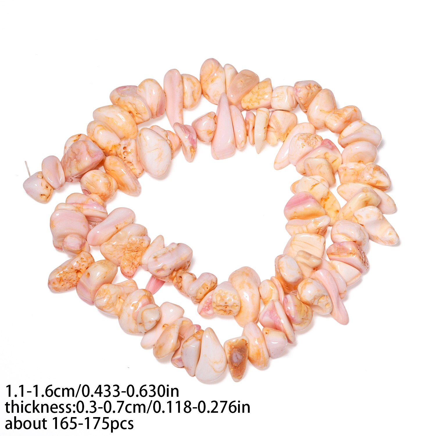 Natural Stone Multicolor Jasper Chip Beads for DIY Jewelry